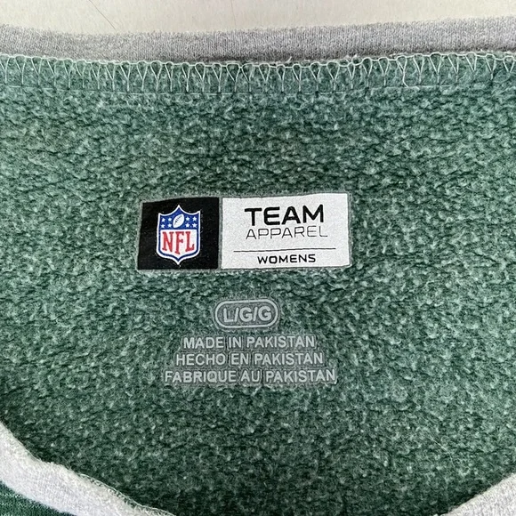 NFL Team Apparel Long Sleeve Shirt Green Bay Packers Football Green Womens L - Picture 4 of 10